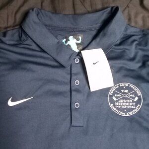 NWT Nike Justin Herbert Invitational Golf Polo Shirt